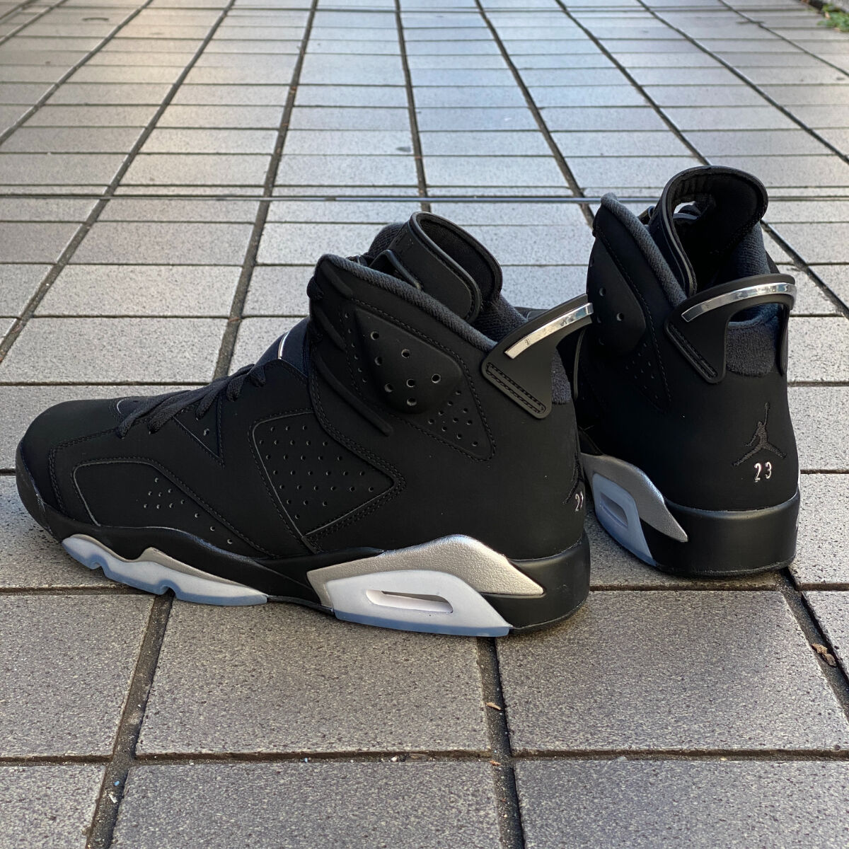 Nike エアジョーダン6 レトロ メタリックシルバー27.5㎝ 国内 11/23 発売】ナイキ エア ジョーダン 6 レトロ