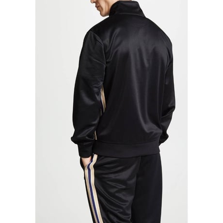 Stussy ステューシー Textured ジャージ トラックジャケット パンツ セットアップ 黒 ジャカードリブ