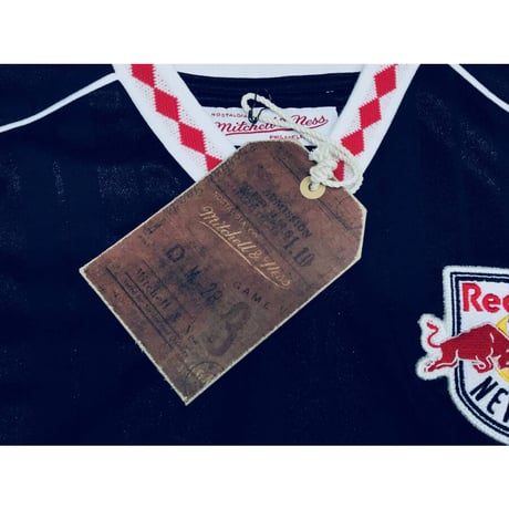 MITCHELL&NESS ミッチェル&ネス MLS メジャーリーグサッカー Vネック NY レッドブルズ  ユニフォーム サッカー