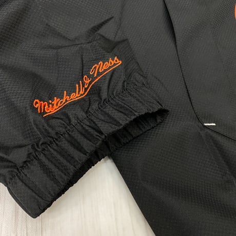 USA限定 Mitchell&Ness MLB サンフランシスコ ジャイアンツ Team Origins ハーフZIP アノラック