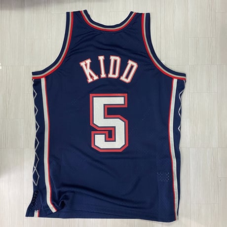 Mitchell&Ness NBA HWC ニュージャージーネッツ NETS ジェイソンキッド＃5 バスケシャツ