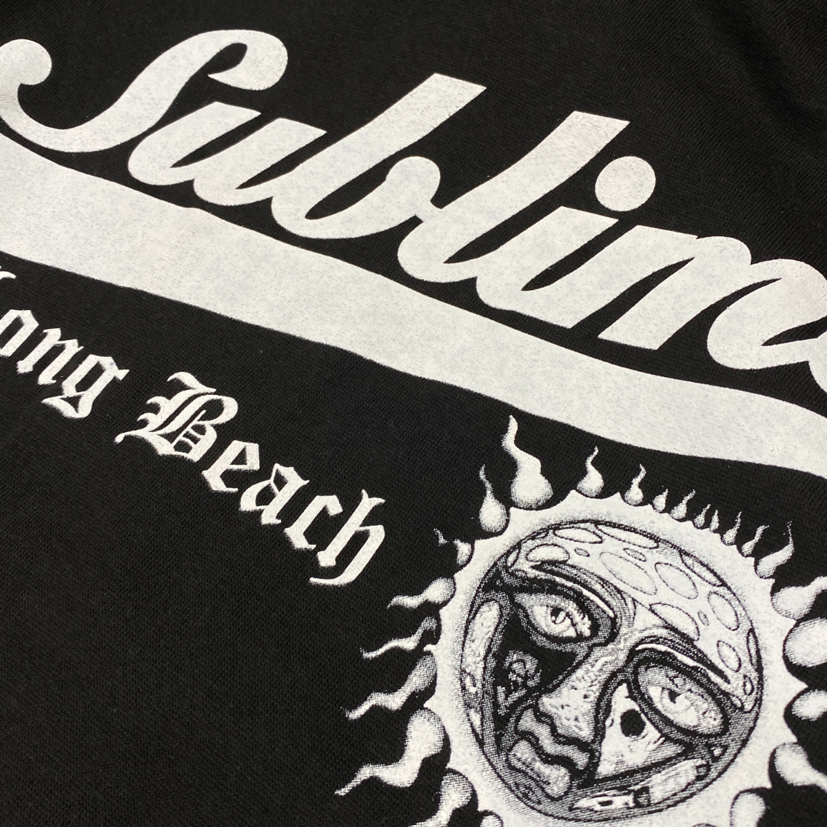 LA発 バンドパーカー Sublime サブライム 黒 プルオーバー