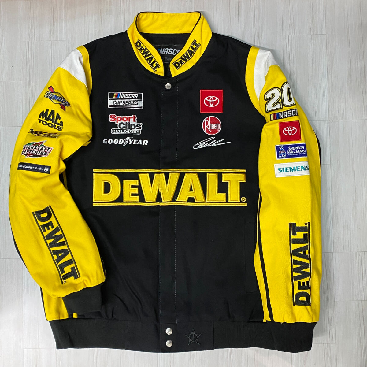 NASCAR ナスカー JHデザイン DEWALT レーシングジャケット C.Bell ク...