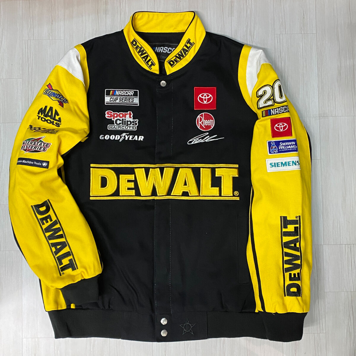 NASCAR ナスカー JHデザイン DEWALT レーシングジャケット C.Bell ク