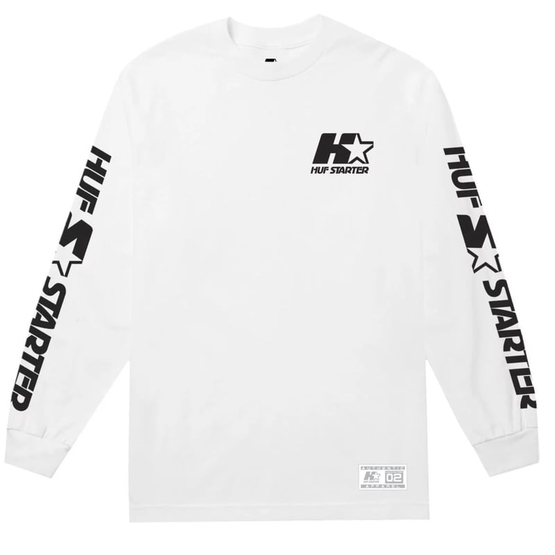 限定コラボモデル HUF ハフ STARTER スターター コラボデザイン 長袖 