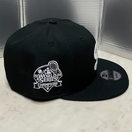 米国仕様 9FIFTY ニューエラ 2024ワールドシリーズ優勝記念キャップ LA Dodgers ドジャース Ｄロゴ (950-188)