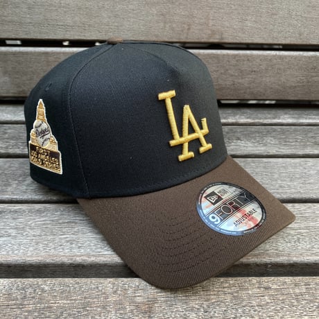 海外限定 Newera ニューエラ 9Forty Aフレーム LA Dodgers ドジャース キャップ 1st WS記念  (940-113)