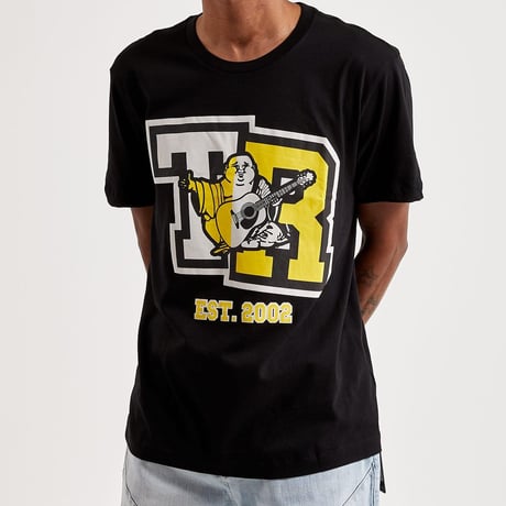True Religion トゥルーレリジョン Spliced Buddha Tshirt ブッダロゴ Tシャツ (TRUE-TS23)