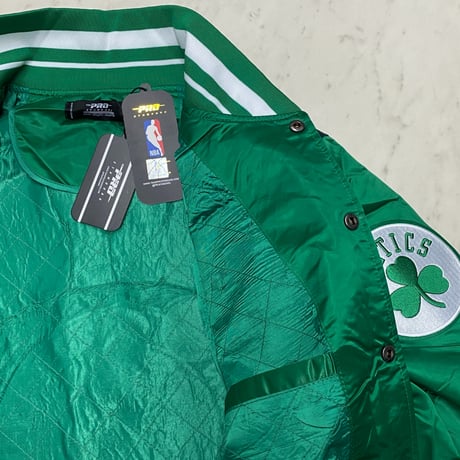 海外限定 PRO STANDARD プロスタンダード NBA セルティックス CELTICS サテン スタジャン