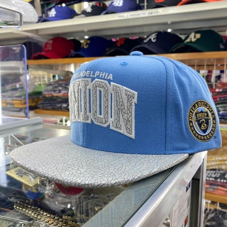 MLS メジャーリーグサッカー Mitchell&Ness フィラデルフィア ユニオン キャップ (MLS8)
