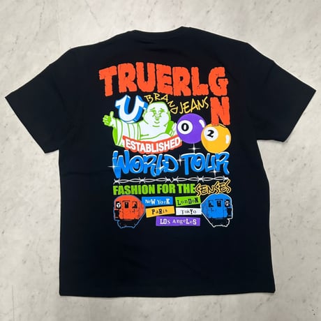 True Religion トゥルーレリジョン World Tour Pool Ball T-Shirt ワールドツアー ビリヤードTシャツ  (TRUE-TS12)