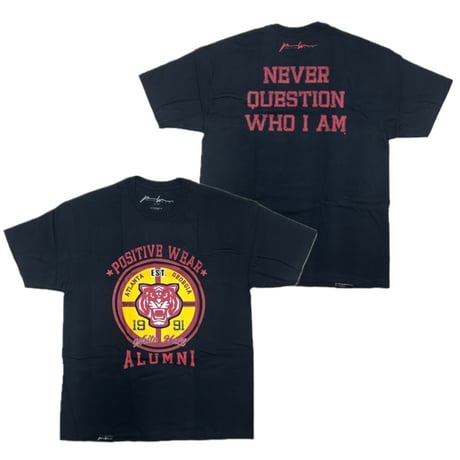 LA発 Positive Wear Clothing ポジティブウェア クロージング 1991 ALUMNI Tシャツ (PWT11B)
