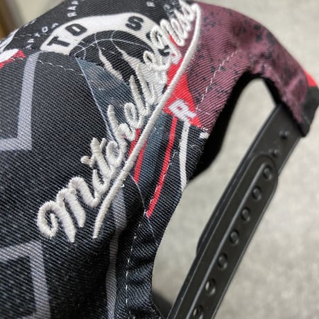 Mitchell&Ness ミッチェル&ネス NBA トロント Raptors ラプターズ 公式 Paysage 総柄 スナップバック キャップ