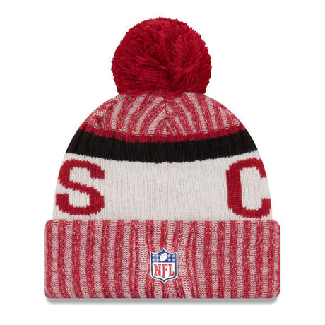 NEWERA ニューエラ CARDINALS アリゾナ カージナルス 公式 ニットキャップ ニット帽 フリース NFL アメフト ポンポン