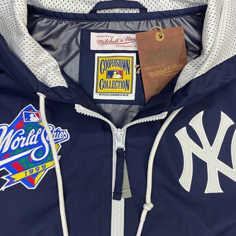 USA限定 Mitchell&Ness MLB ニューヨーク ヤンキース Team Origins ハーフZIP ウィンドブレーカー