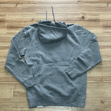 ダイヤモンドサプライ Diamond supply co.  ジップアップ Zip-Up パーカー グレー RaceWay (Z4)