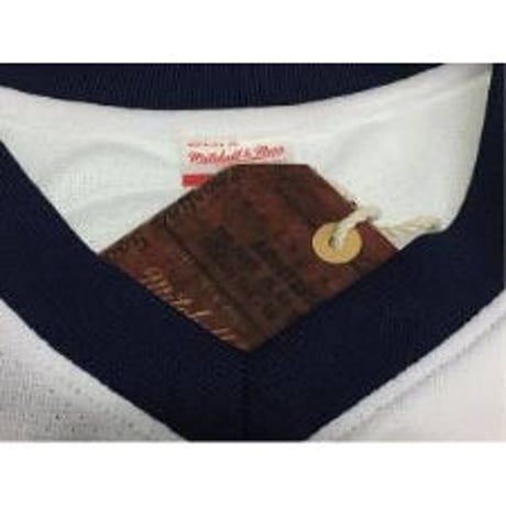 Mitchell&Ness ミッチェル&ネス NY ヤンキース MLB ベースボールシャツ 白 クーパーズタウン