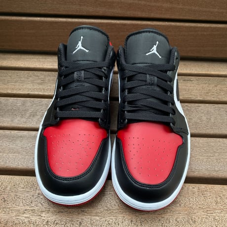 NIKE ナイキ AIR JORDAN1 LOW エアジョーダン1 ローカット 黒赤 BRED  (AJ62)