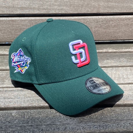 海外限定 Newera ニューエラ 9Forty A-Frame Aフレーム SD Padres パドレス 1998WS ワールドシリーズ キャップ (940-185)