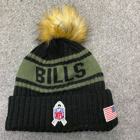 限定Salute to Service ニューエラ NEWERA ポンポン ニット帽 NFL バッファロービルズ Bills