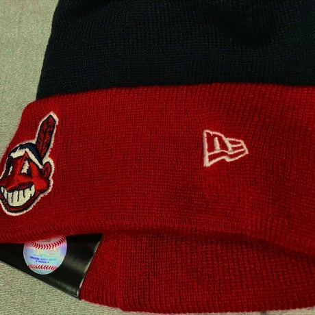 ニューエラ NEWERA ニット帽 クリーブランド Indians インディアンス MLB