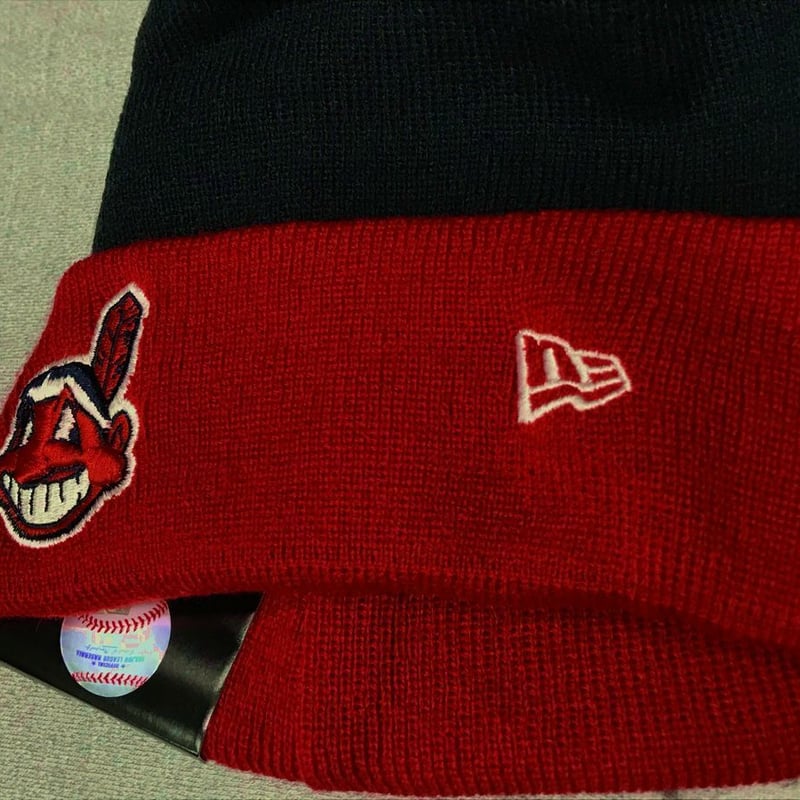 ニューエラ NEWERA ニット帽 クリーブランド Indians インディアンス