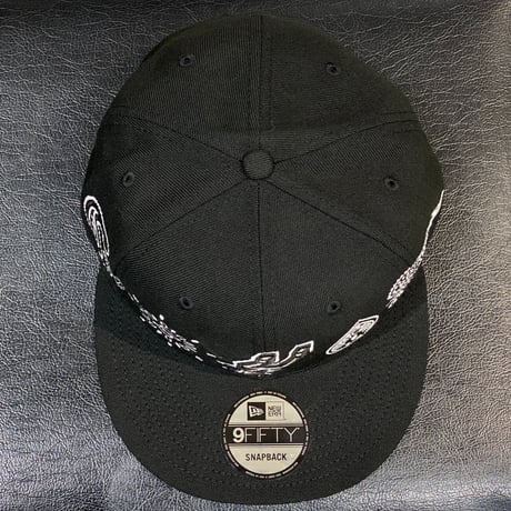 USA限定 Newera ニューエラ 9FIFTY ペイズリー スナップバック NBA サンアントニオ スパーズ