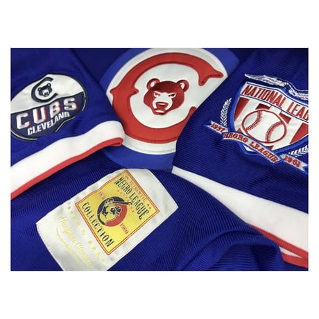 NEGRO LEAGUE クリーブランド カブス CUBS ナンバリング ベースボールシャツ Vネック (HGC-BB100)