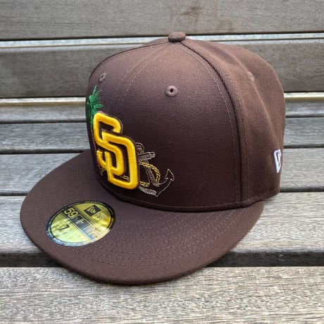 海外限定 59FIFTY ニューエラ NEWERA サンディエゴ パドレス SD Padres 総刺繍 StateStitch (23-14)