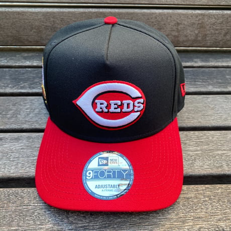 海外限定 Newera ニューエラ 9Forty Aフレーム Reds シンシナティ レッズ 1975 ワールドチャンピオンズ キャップ (940-268)