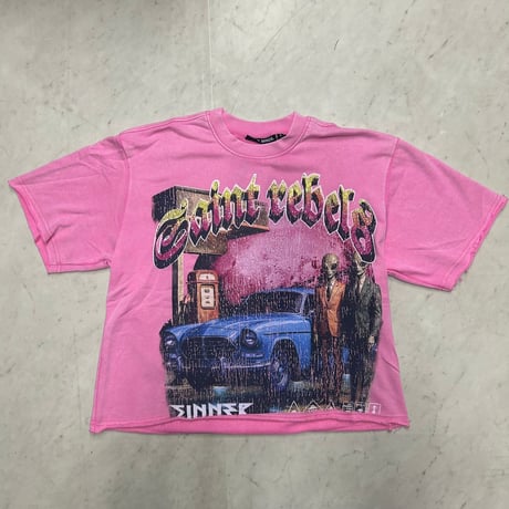 米国ブランド REBEL MINDS レーベルマインド Cropped T-Shirts クロップドTシャツ (CropT33)