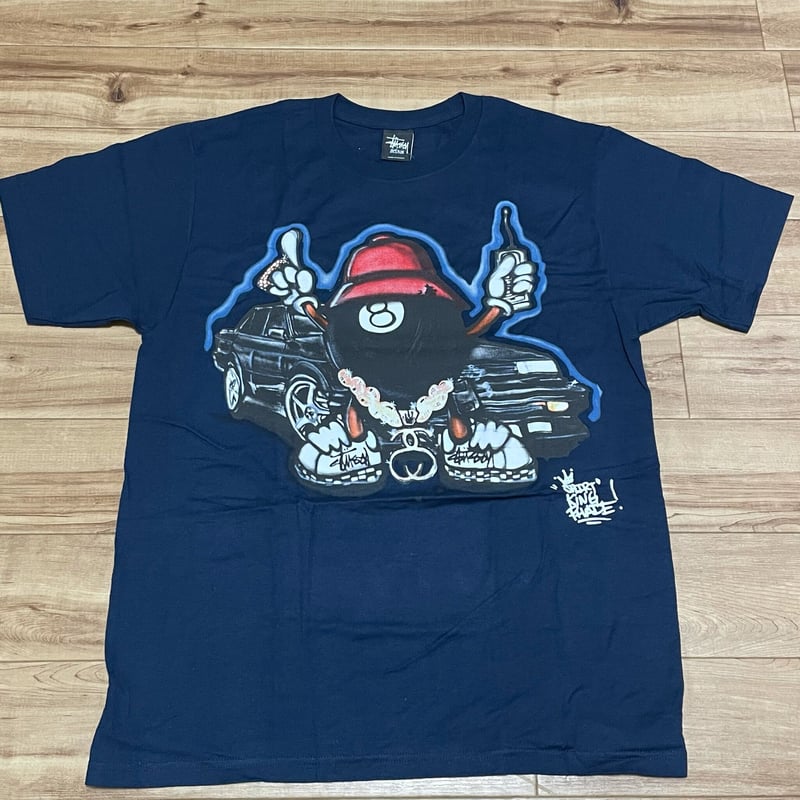 Stussy キャラクター マスコット　プリント Tシャツ M stussy ステューシー Tシャツ M センターロゴ プリントロゴ