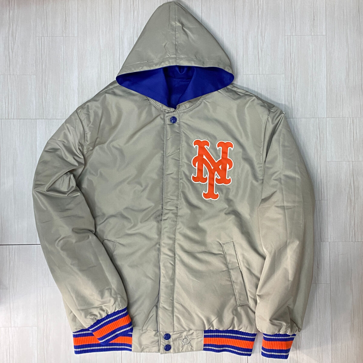 希少】NEWYORK mets スターターJK(USA限定 JHデザイン MLB 希少】NEWYORK mets スターターJK(USA限定 JHデザイン MLB