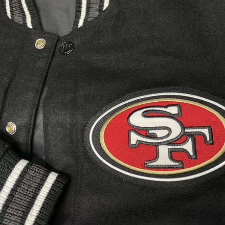 JHデザイン NFL 49ers フォーティーナイナーズ リバーシブル スタジアムジャンパー