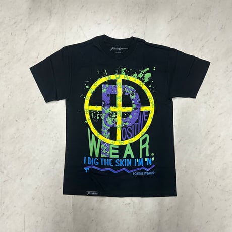 LA発 Positive Wear Clothing ポジティブウェア クロージング Splatter Target Tシャツ (PWT35B)