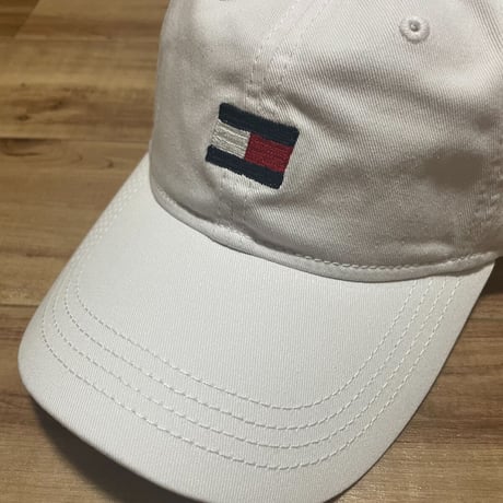 トミーヒルフィガー TOMMY HILFIGER USA ストラップバックキャップ 白 フラッグロゴ (27)