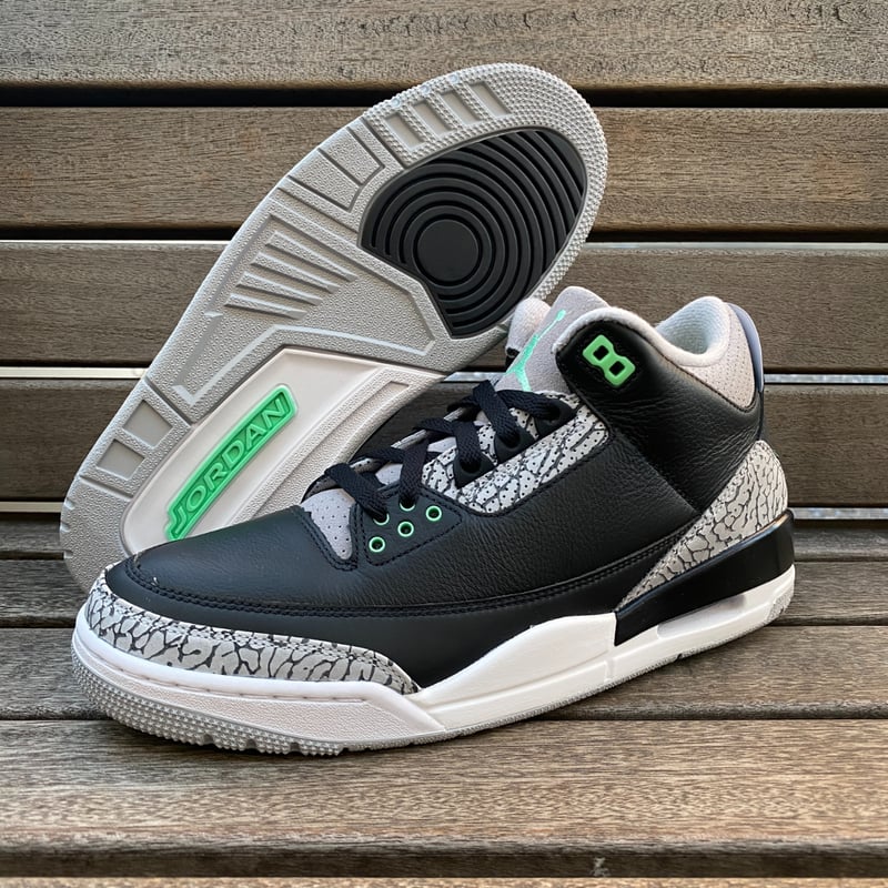 Air Jordan 3 ブラック/グレー/ミント 輝く不朽の名作 NIKE ナイキ AIR JORDAN3 エア ジョーダン3
