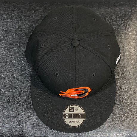 USA限定 Newera ニューエラ 9FIFTY アップサイドダウンロゴ スナップバック MLB オリオールズ