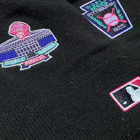 USA限定 NEWERA ニューエラ MLB WSチャンピオンズ ニット帽 ピッツバーグ パイレーツ Pirates