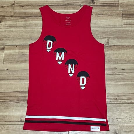 ロサンゼルス発祥 【S】 ダイヤモンドサプライ Diamond Supply Co タンクトップ 赤 DMND