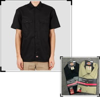 Dickies ディッキーズ USAモデル 1574 半袖 シャツ ワークシャツ ブラック(BK)