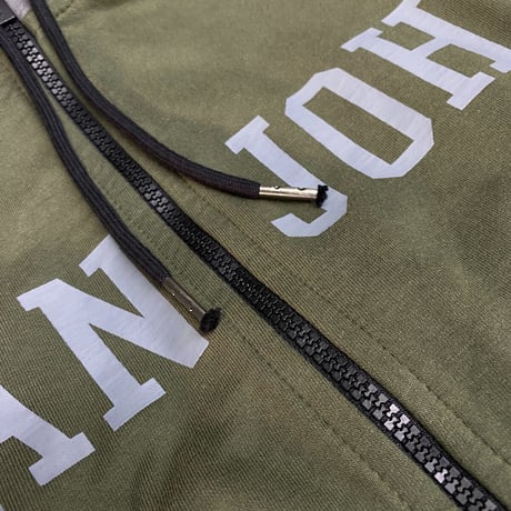SEANJOHN ショーンジョン ラグラン袖 ジップアップ パーカー GRAPE LEAF パフダディ