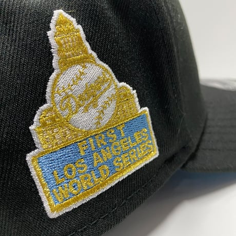 海外限定 Newera ニューエラ 9Forty Aフレーム LA Dodgers ロサンゼルス ドジャース 1st ワールドシリーズ キャップ (940-293)