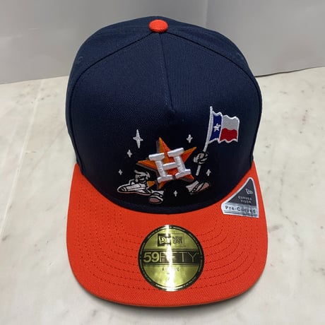 海外限定 NEWERA ニューエラ 59FIFTY Aフレーム Astros ヒューストン アストロズ Cartoon キャップ (12-13)