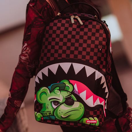 米国仕様 SPRAYGROUND スプレイグラウンド Money Grump マネーベア ビーガンレザー バックパック (BKPK19)