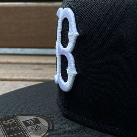 9FIFTY ニューエラ Newera ボストン レッドソックス REDSOX スナップバックキャップ 黒/白ロゴ