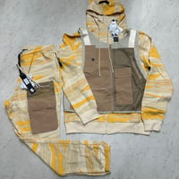 米国発 Civilized シヴィライズド Urban Mesh Combo スウェットセットアップ 着脱可能ベスト付き 3点セット (SET20)