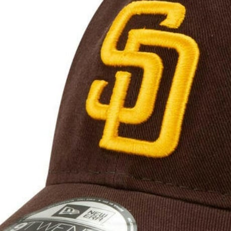 9Twenty ニューエラ NEWERA サンディエゴ パドレス MLB ストラップバックキャップ 茶色