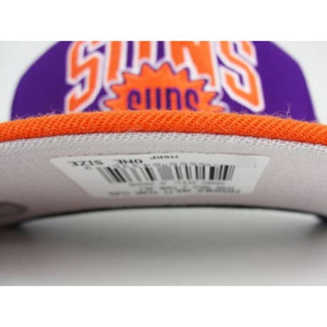 Mitchell&Ness ミッチェル&ネス NBA フェニックス Suns サンズ 紫×オレンジ USA正規品 スナップバック キャップ サイズ調節可 バスケット