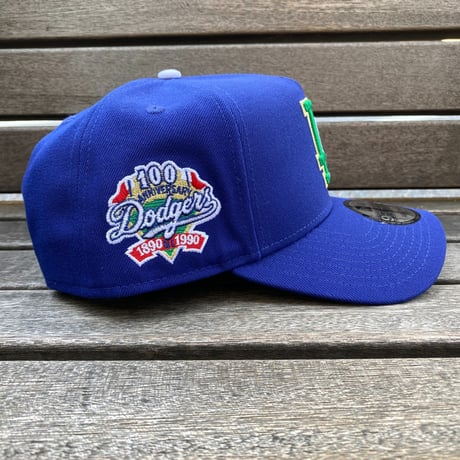 海外限定 Newera ニューエラ 9Forty Aフレーム LA Dodgers ドジャース 100th Anniv キャップ (940-322)